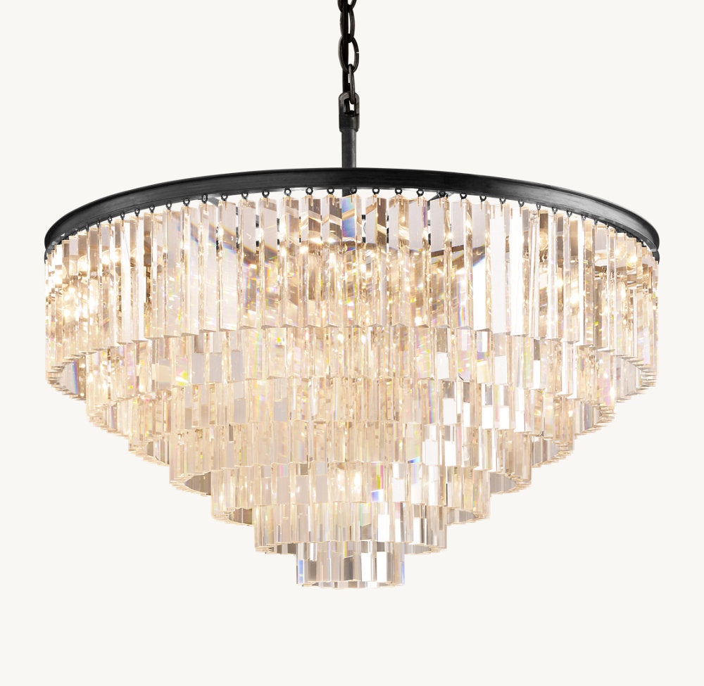 Montclair Prism Cascade Chandelier