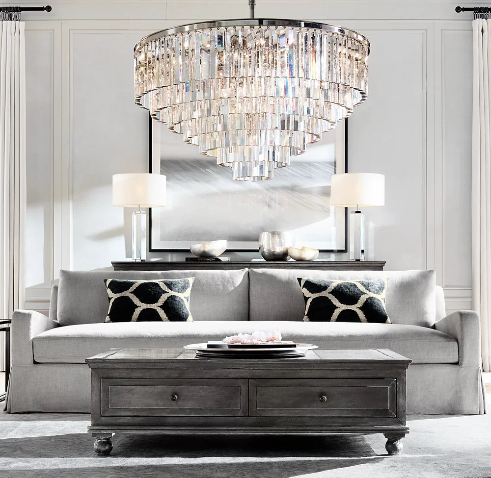 Montclair Prism Cascade Chandelier