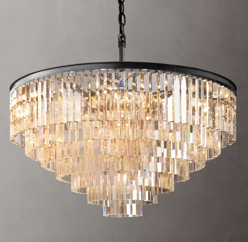 Montclair Prism Cascade Chandelier