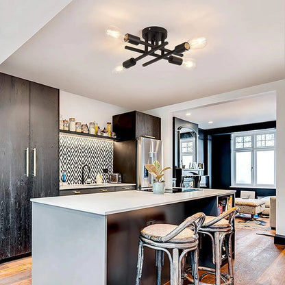 Nordic 4-Head Ceiling Lamp