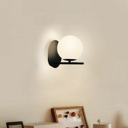 Nordic Copper Glass Wall Lamp