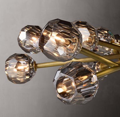 Obsidian Faceted Globe Chandelier