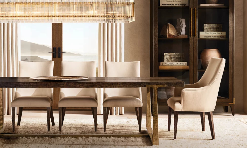 Portofino Glass Panel Island Chandelier