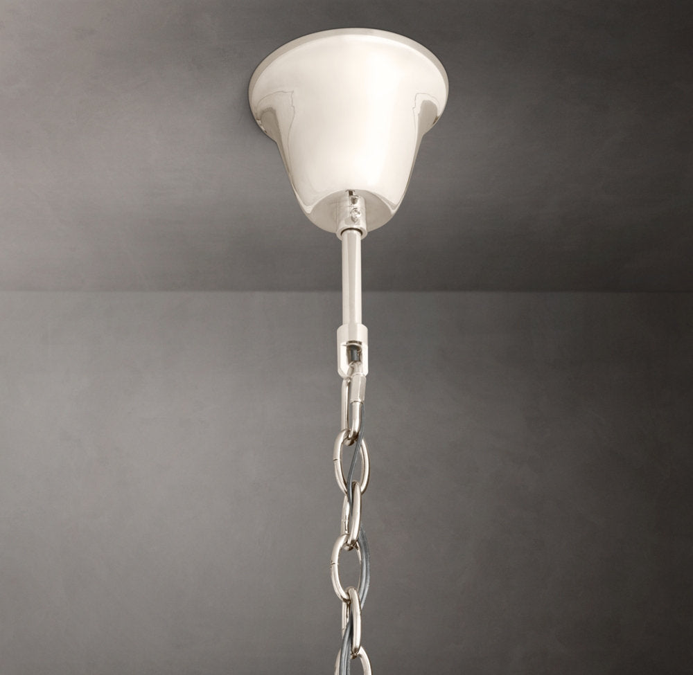 Rivermont Art Deco Crystal Drum Chandelier
