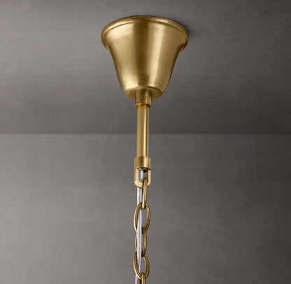 Rivermont Art Deco Crystal Drum Chandelier