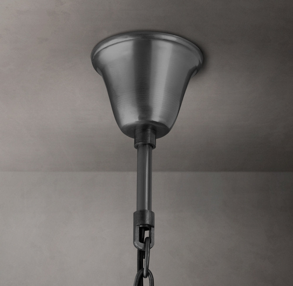 Rivermont Art Deco Crystal Drum Chandelier