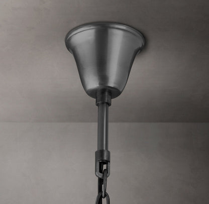 Rivermont Art Deco Crystal Drum Chandelier
