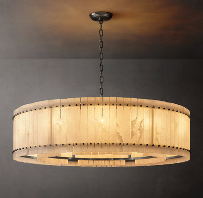 Seraphine Alabaster Halo Chandelier