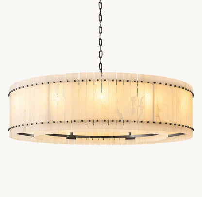 Seraphine Alabaster Halo Chandelier