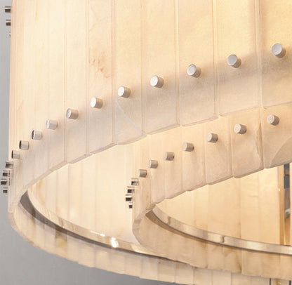 Seraphine Alabaster Halo Chandelier