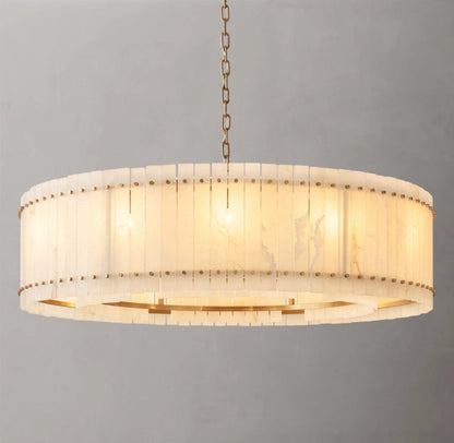 Seraphine Alabaster Halo Chandelier
