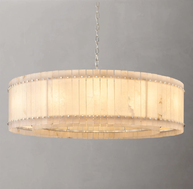 Seraphine Alabaster Halo Chandelier