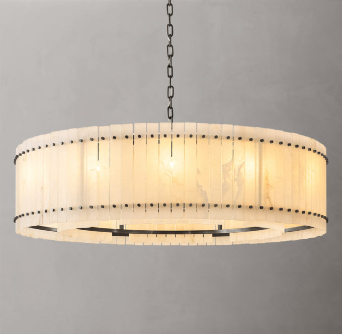 Seraphine Alabaster Halo Chandelier