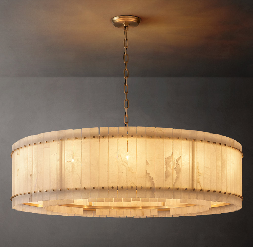 Seraphine Alabaster Halo Chandelier