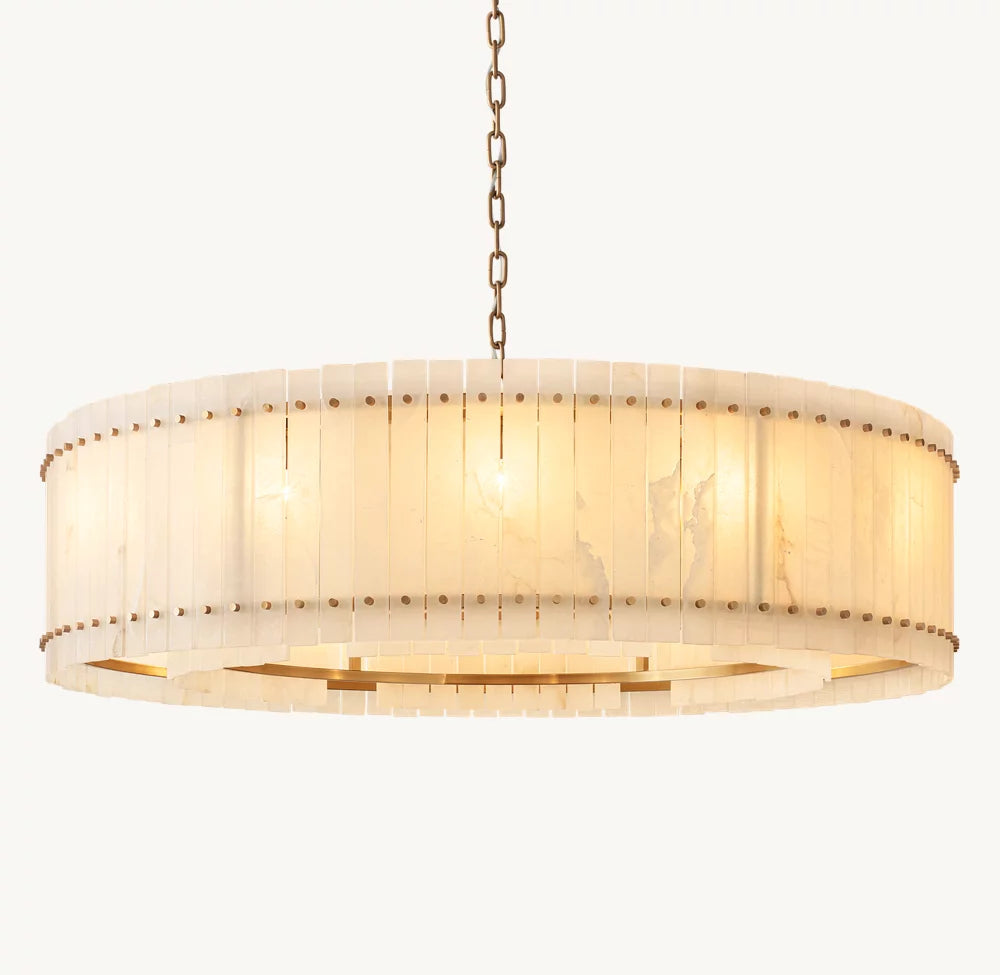 Seraphine Alabaster Halo Chandelier