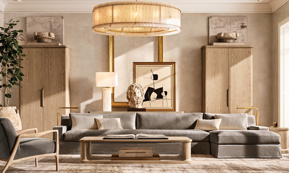 Seraphine Alabaster Halo Chandelier