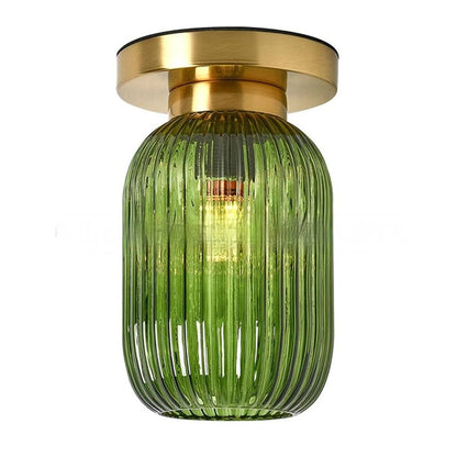 Simple Aisle Glass Ceiling Lamp