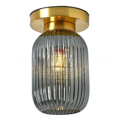 Simple Aisle Glass Ceiling Lamp