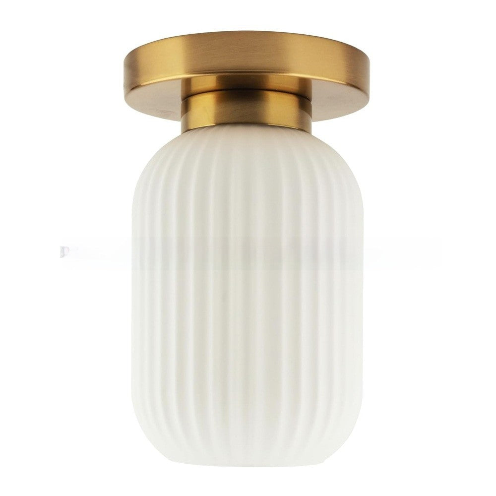 Simple Aisle Glass Ceiling Lamp