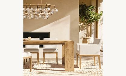 Solara Hand-Blown Globe Island Chandelier