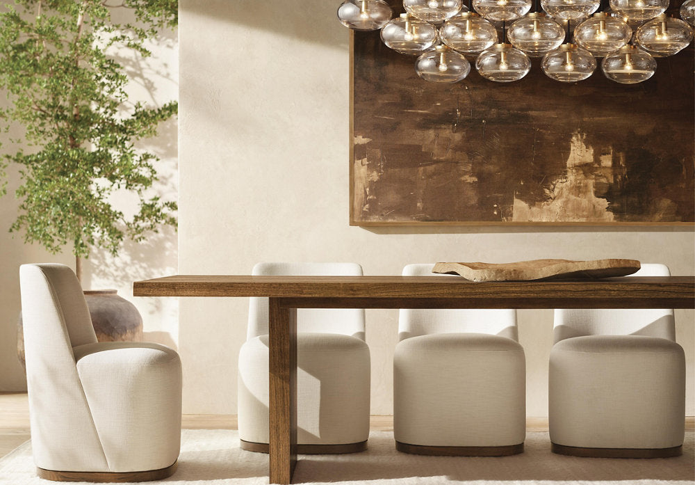 Solara Hand-Blown Globe Island Chandelier