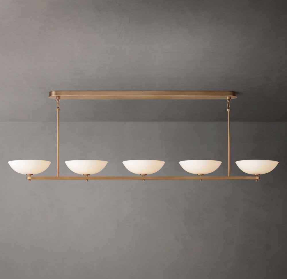 Solenne Porcelain Beam Chandelier