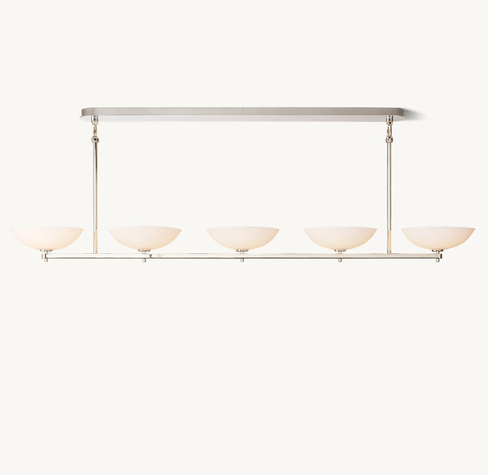 Solenne Porcelain Beam Chandelier