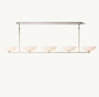 Solenne Porcelain Beam Chandelier
