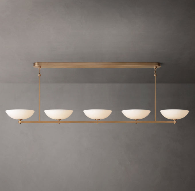 Solenne Porcelain Beam Chandelier