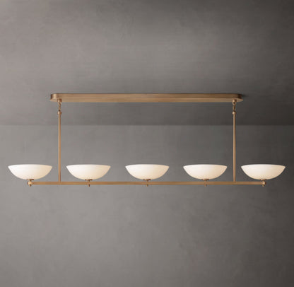Solenne Porcelain Beam Chandelier