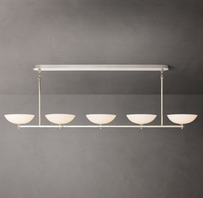 Solenne Porcelain Beam Chandelier