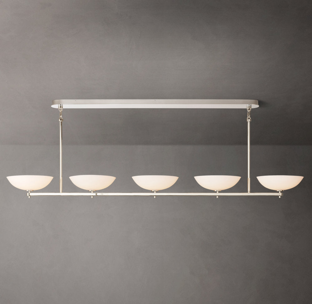 Solenne Porcelain Beam Chandelier