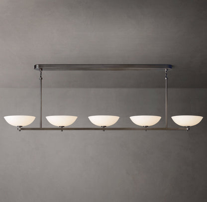 Solenne Porcelain Beam Chandelier