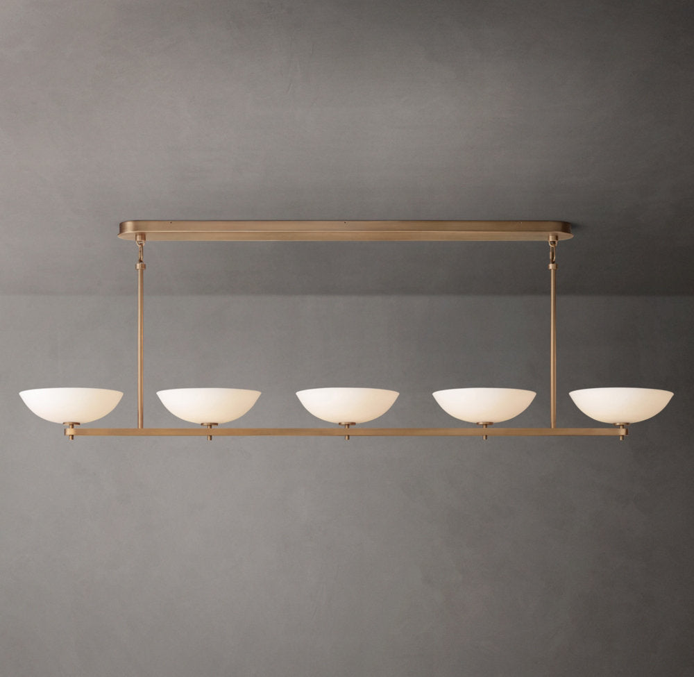 Solenne Porcelain Beam Chandelier