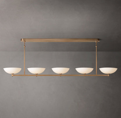 Solenne Porcelain Beam Chandelier