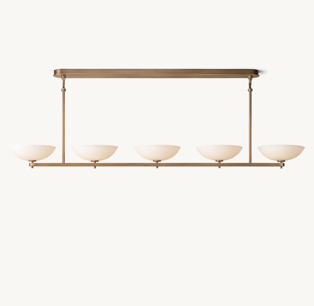 Solenne Porcelain Beam Chandelier