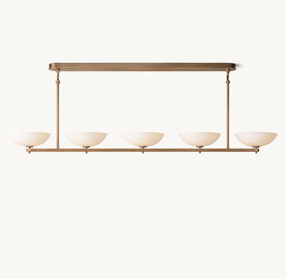 Solenne Porcelain Beam Chandelier