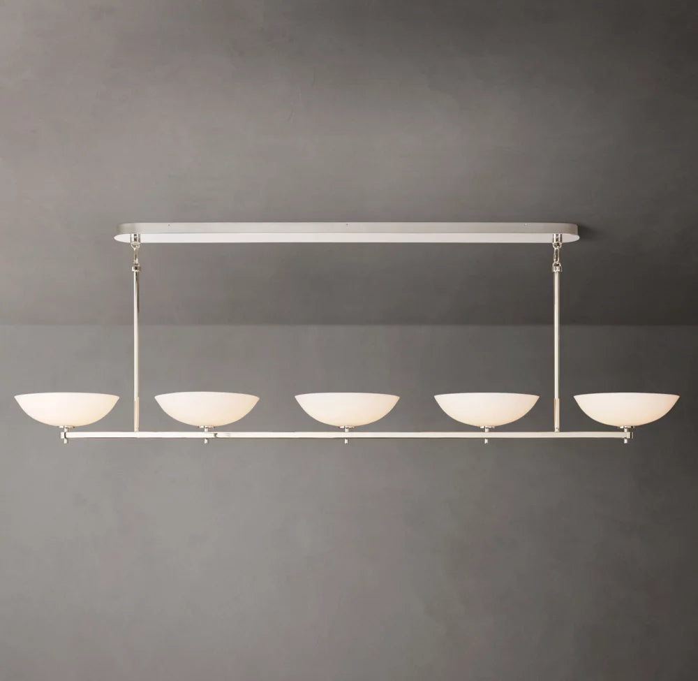 Solenne Porcelain Beam Chandelier