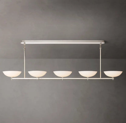 Solenne Porcelain Beam Chandelier