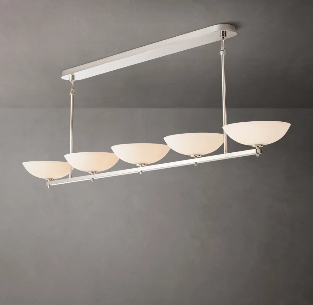 Solenne Porcelain Beam Chandelier