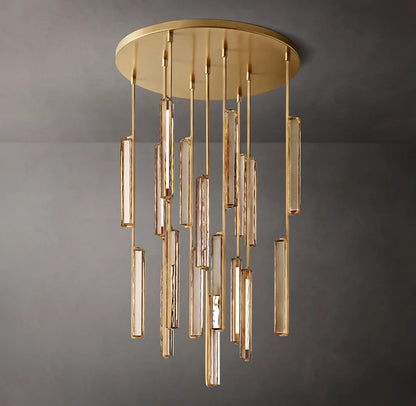 Solvane Radial Crystal LED Chandelier