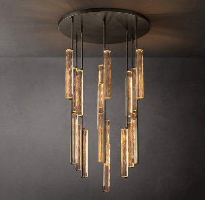 Solvane Radial Crystal LED Chandelier