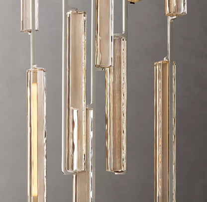 Solvane Radial Crystal LED Chandelier