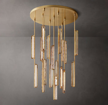 Solvane Radial Crystal LED Chandelier
