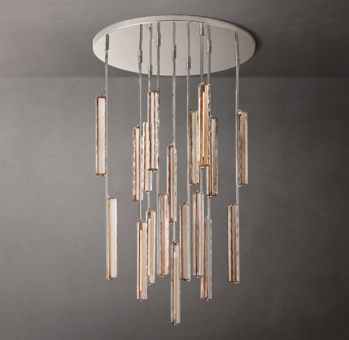 Solvane Radial Crystal LED Chandelier