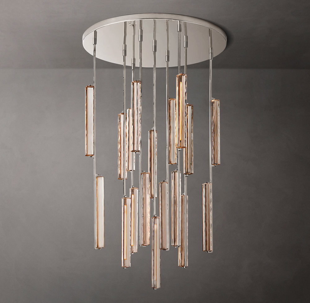 Solvane Radial Crystal LED Chandelier