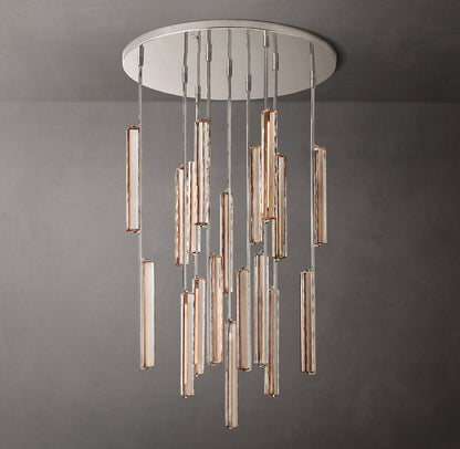 Solvane Radial Crystal LED Chandelier