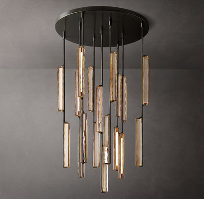 Solvane Radial Crystal LED Chandelier