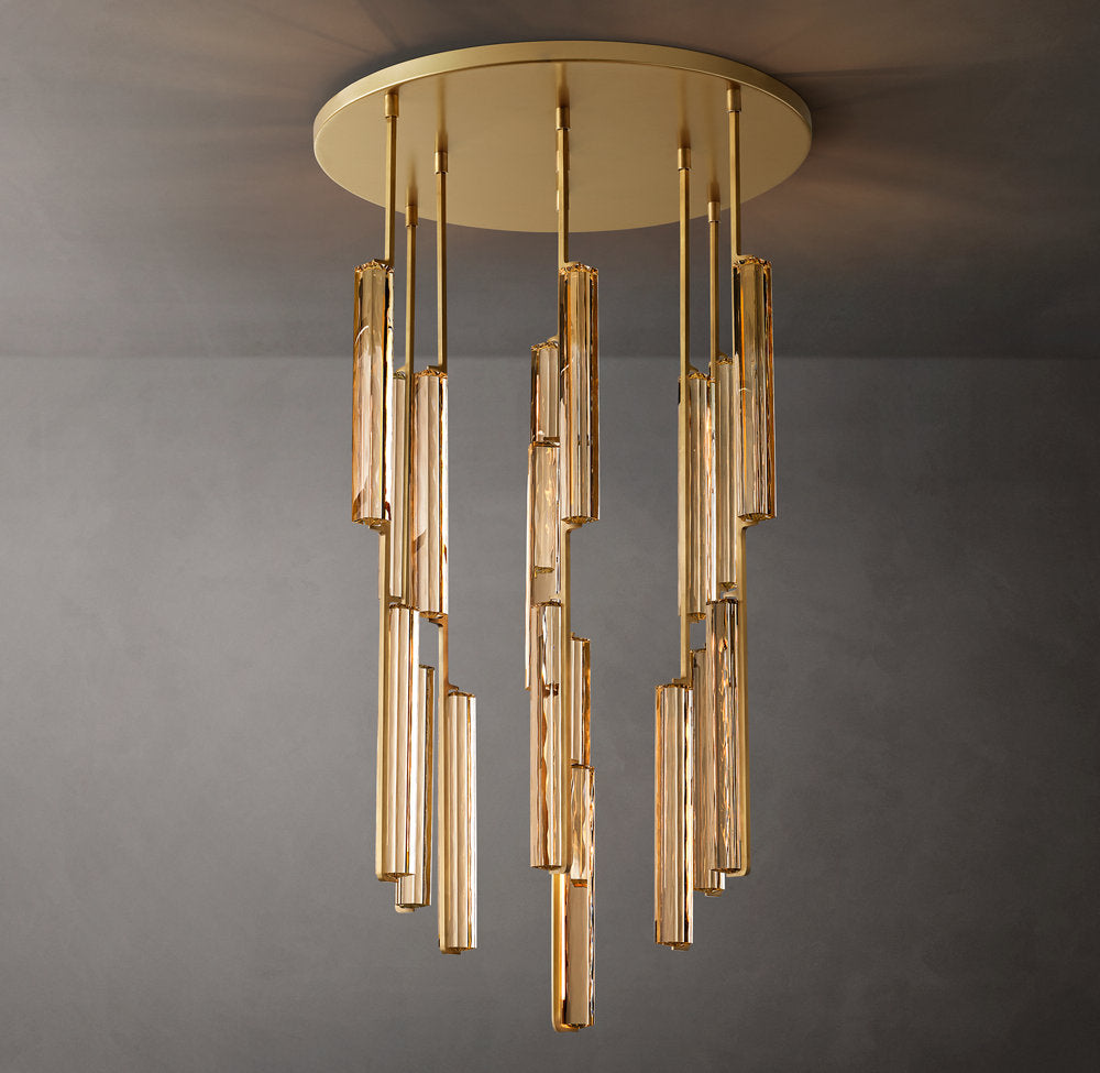 Solvane Radial Crystal LED Chandelier