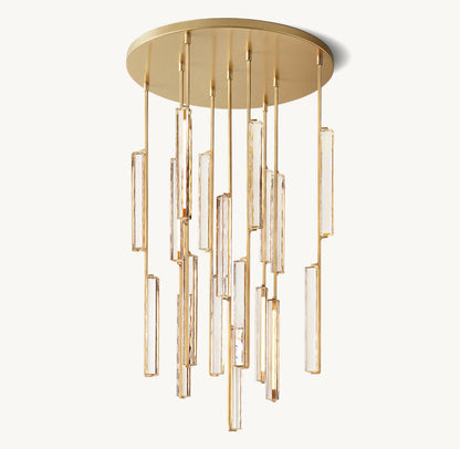 Solvane Radial Crystal LED Chandelier